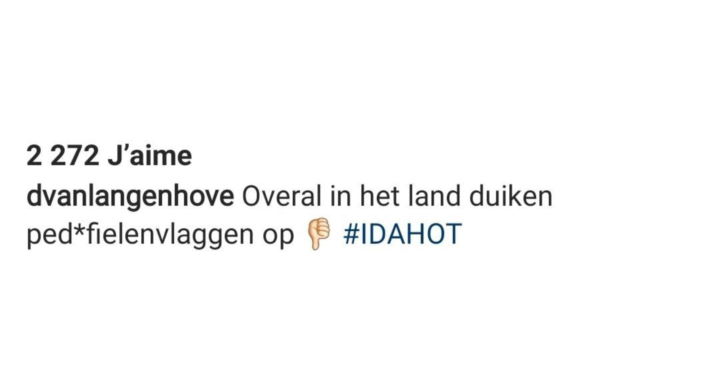 TW: Dries Van Langenhove spreading hate on Pride Week