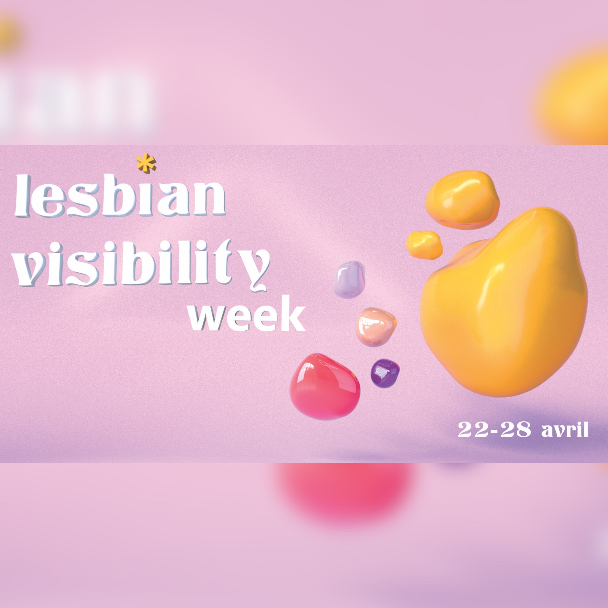 logo of the lesbian* visibility week 2024