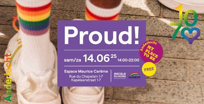 Proud in Anderlecht Returns for Its 3rd Edition on June 14th