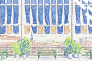 Bozar Rooftop: a forest in the sky for your queer summer nights