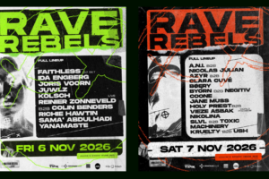 Two nights, different gears: Rave Rebels turns up the volume in Brussels
