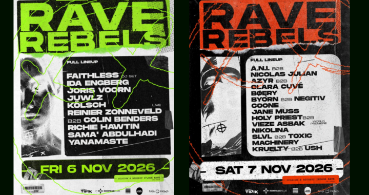 Two nights, different gears: Rave Rebels turns up the volume in Brussels